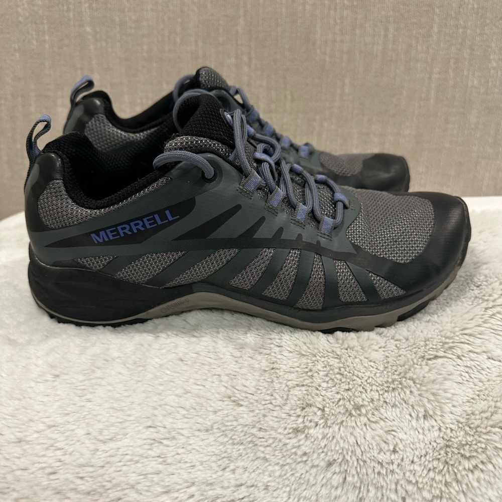 Women’s Merrell siren Edge Q2 hiking sneaker grey/blue J41316 size 8